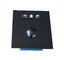Black Industrial Trackball Pointing Device / kiosk trackball abrasion - resistant
