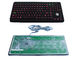 IP65 OEM Silicone Rubber Industrial Keyboard with 25mm Optical Trackball for Medical and Laboratory