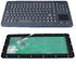 120 Keys durable antimicrobial silicone keyboard with touchpad numeric keypad