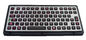82 keys IP65 brushed stainless backlit rugged keyboard with function keys