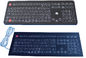 USB desk top  membrane industrial keyboard with trackball 16mm ,108 key