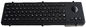Backlit Stainless Steel keyboard Black Color Waterproof with 71 keys