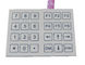 24 keys compact format Dot matrix membrane keypad for  lab , hospital