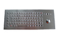 Industrial Trackball Keyboard IP67 Washable Kiosk 100mA With Separate FN Keys
