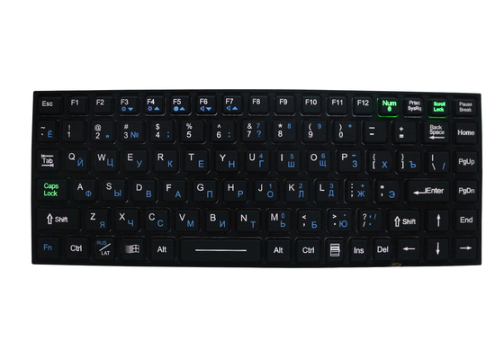 Dynamic Sealed Ruggedized Backlit Keyboard Panel Mounted Keyboard With Matrix FPC Cable