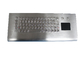 Easy clean long stroke kiosk industrial wall-mounted keyboard with touchpad , 68 key