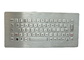 Panel 304 Stainless Steel Keyboard 68 Keys Waterproof Wired Keyboard For Outdoor