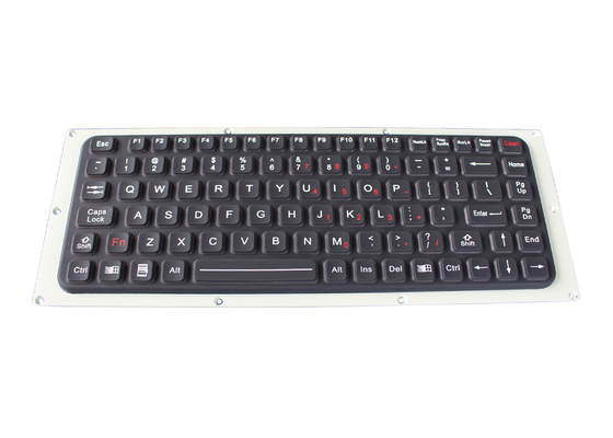 90 Keys Silicone Rubber Industrial Keyboard IP65 Waterproof Antimicrobial Keyboard